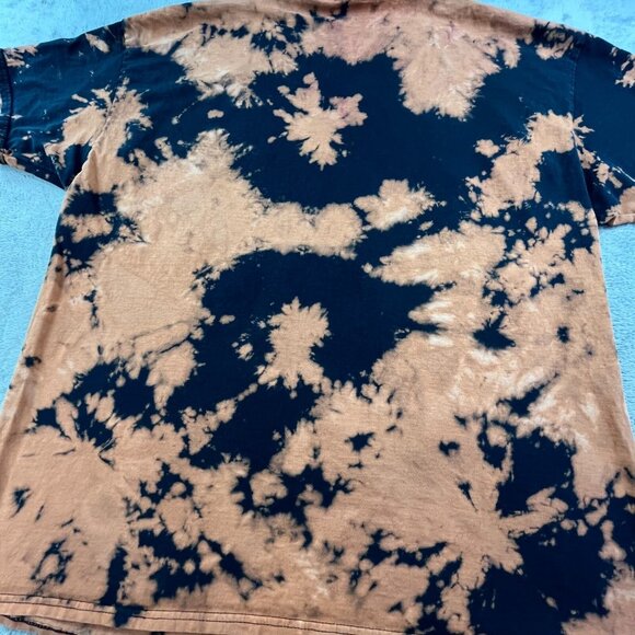AC/DC Shirt Mens 2XL Highway to Hell Graphic Tee Bleach Tie Dye Rock Band Metal - Picture 7 of 8